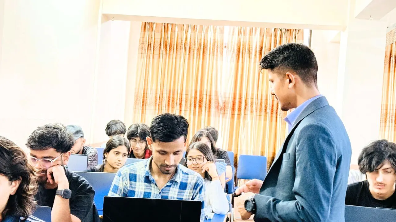 AI fluency session with Ravindra Yadav at Presidential Graduate School